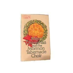 The Mormon Tabernacle Choir Merry Christmas Carols Cassette Tape Holiday Music